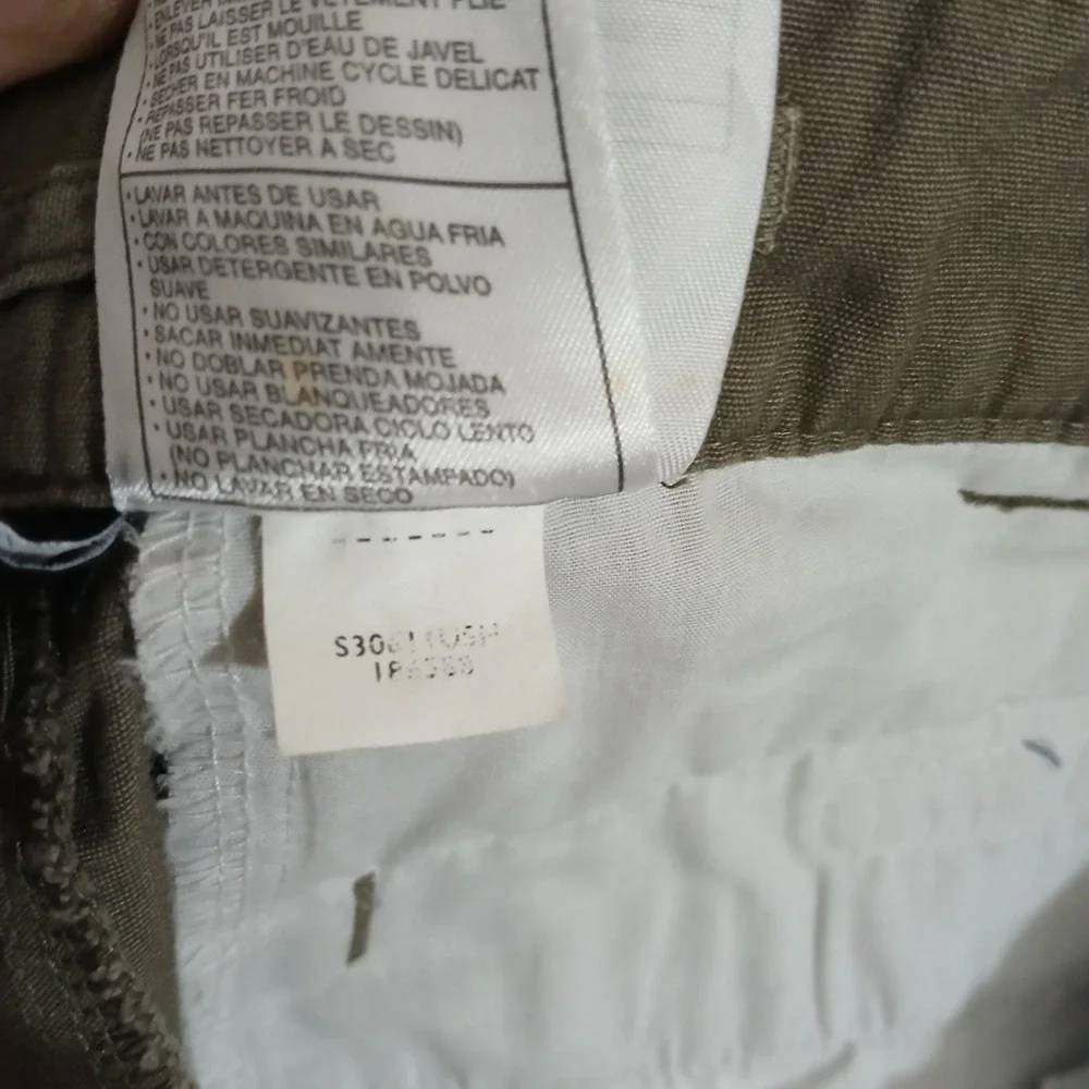 Nike ACG Double Knee Canvas Utility Pants Men 32 Olive Drab Workwear Trousers